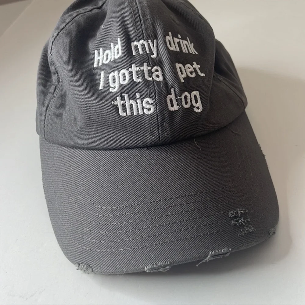 District Women’s Baseball Cap for Dog Lovers Gray